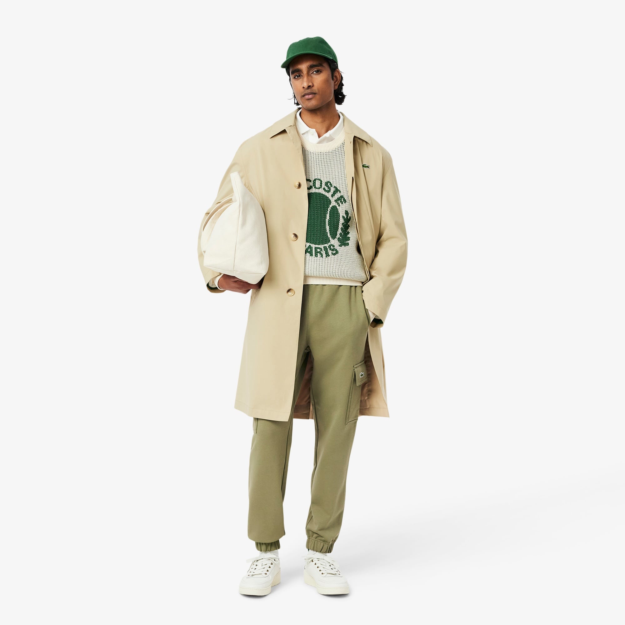 Lacoste Fleece Cargo Erkek Yeşil Eşofman Altı