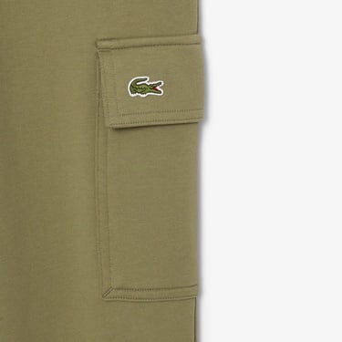  Lacoste Fleece Cargo Erkek Yeşil Eşofman Altı