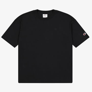  Champion Crewneck SS Kadın Siyah T-Shirt