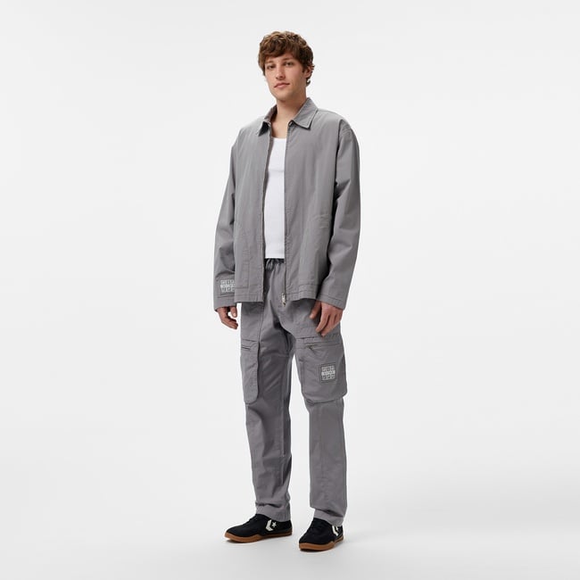  UNITED4 Oversize Erkek Gri Pantolon