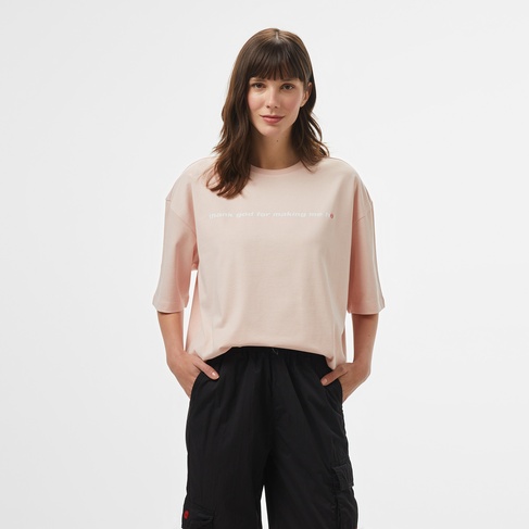  UNITED4 Kadın Pembe T-Shirt