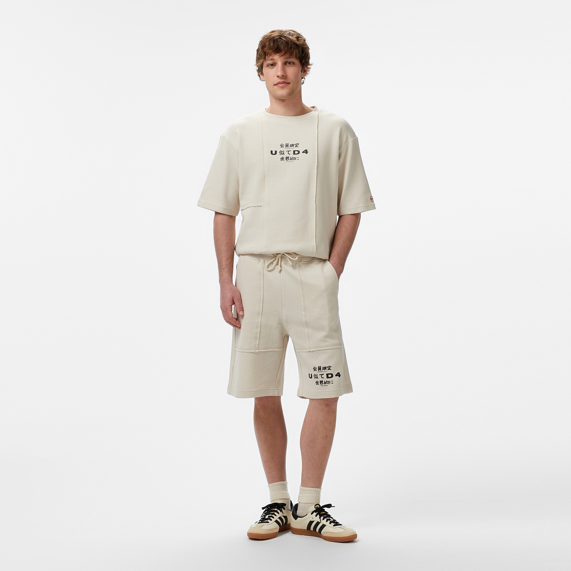 UNITED4 Erkek Krem Şort