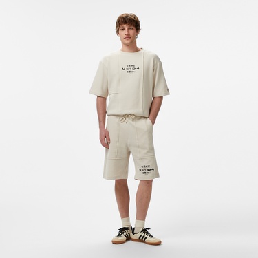  UNITED4 Erkek Krem Şort