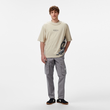  UNITED4 Erkek Krem T-Shirt