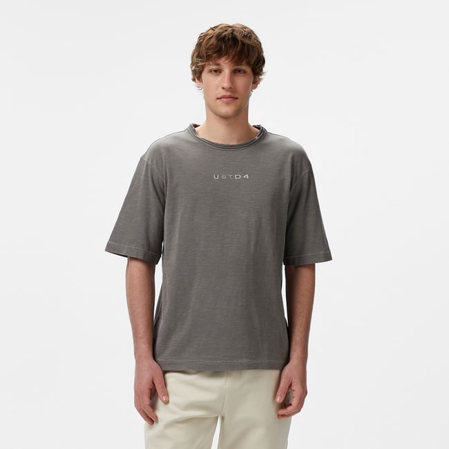  UNITED4 Erkek Gri T-Shirt