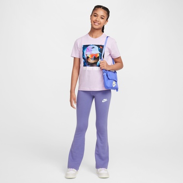 Nike Sportswear Classics Çocuk Mor Tayt