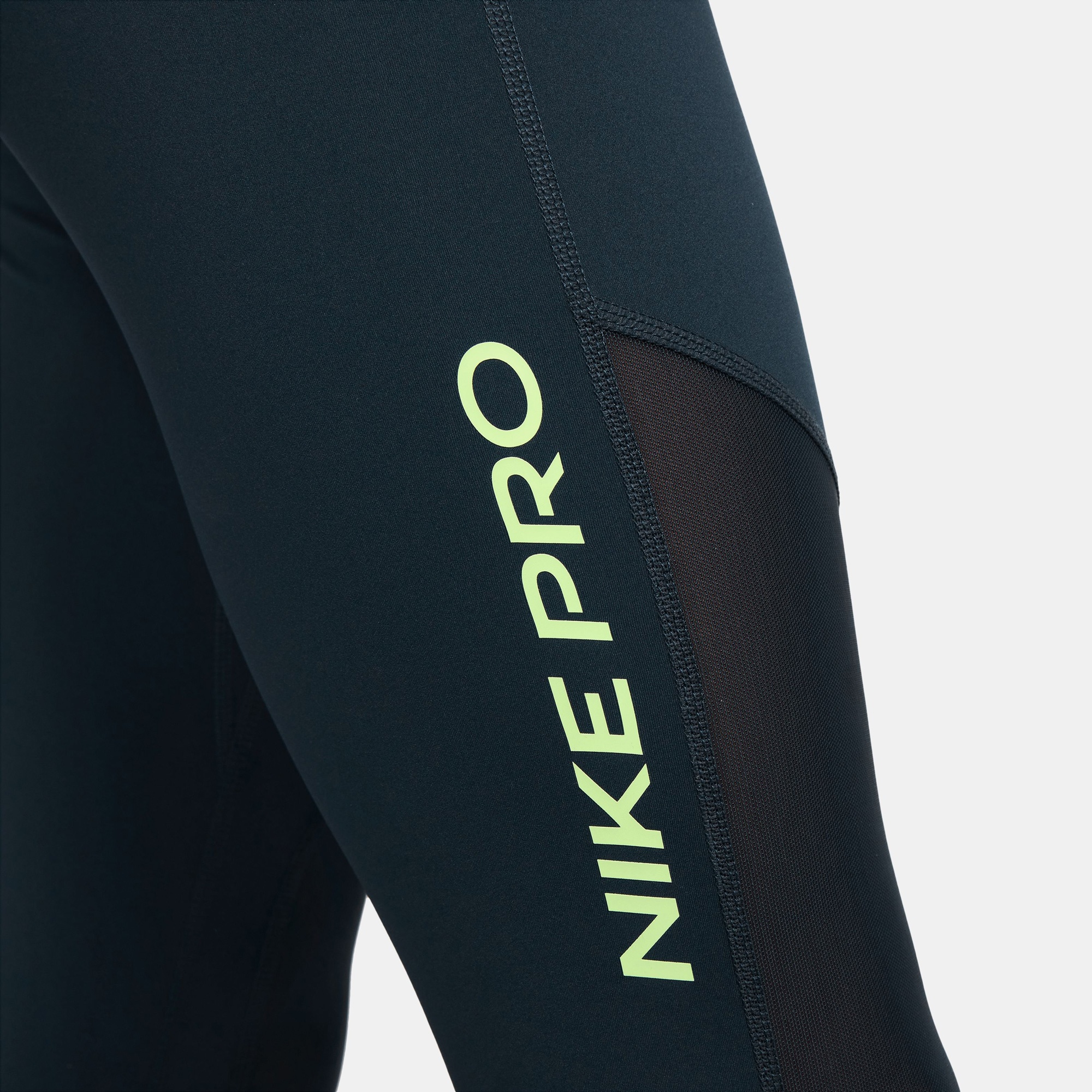 Nike Pro Dri-Fit Mid-Rise Kadın Lacivert Tayt