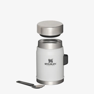  Stanley Klasik Paslanmaz Çelik 0.40L Kaşıklı Gri Yemek Termosu
