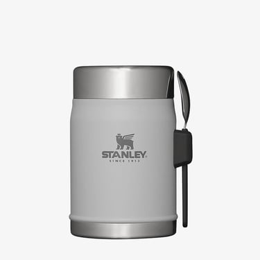  Stanley Klasik Paslanmaz Çelik 0.40L Kaşıklı Gri Yemek Termosu