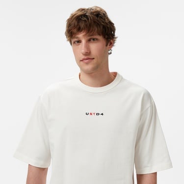  UNITED4  Mizuho Erkek Krem T-Shirt
