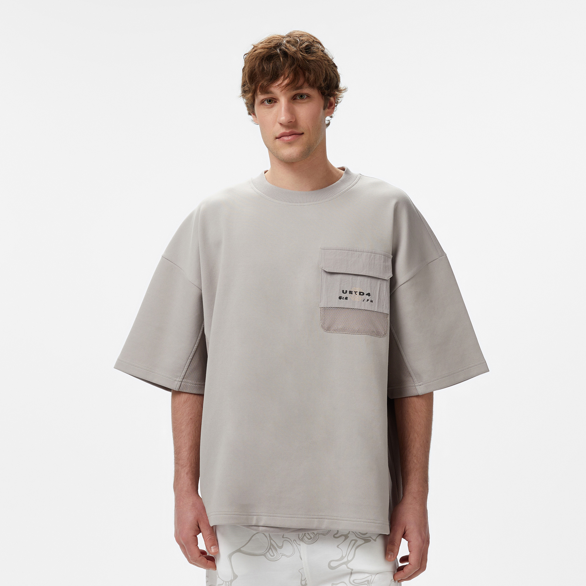  UNITED4 Kiyo Erkek Gri T-Shirt