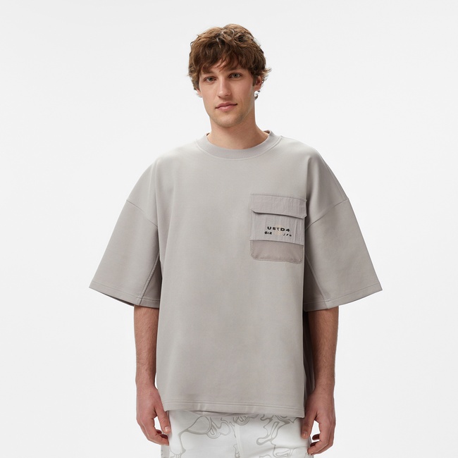  UNITED4 Kiyo Erkek Gri T-Shirt