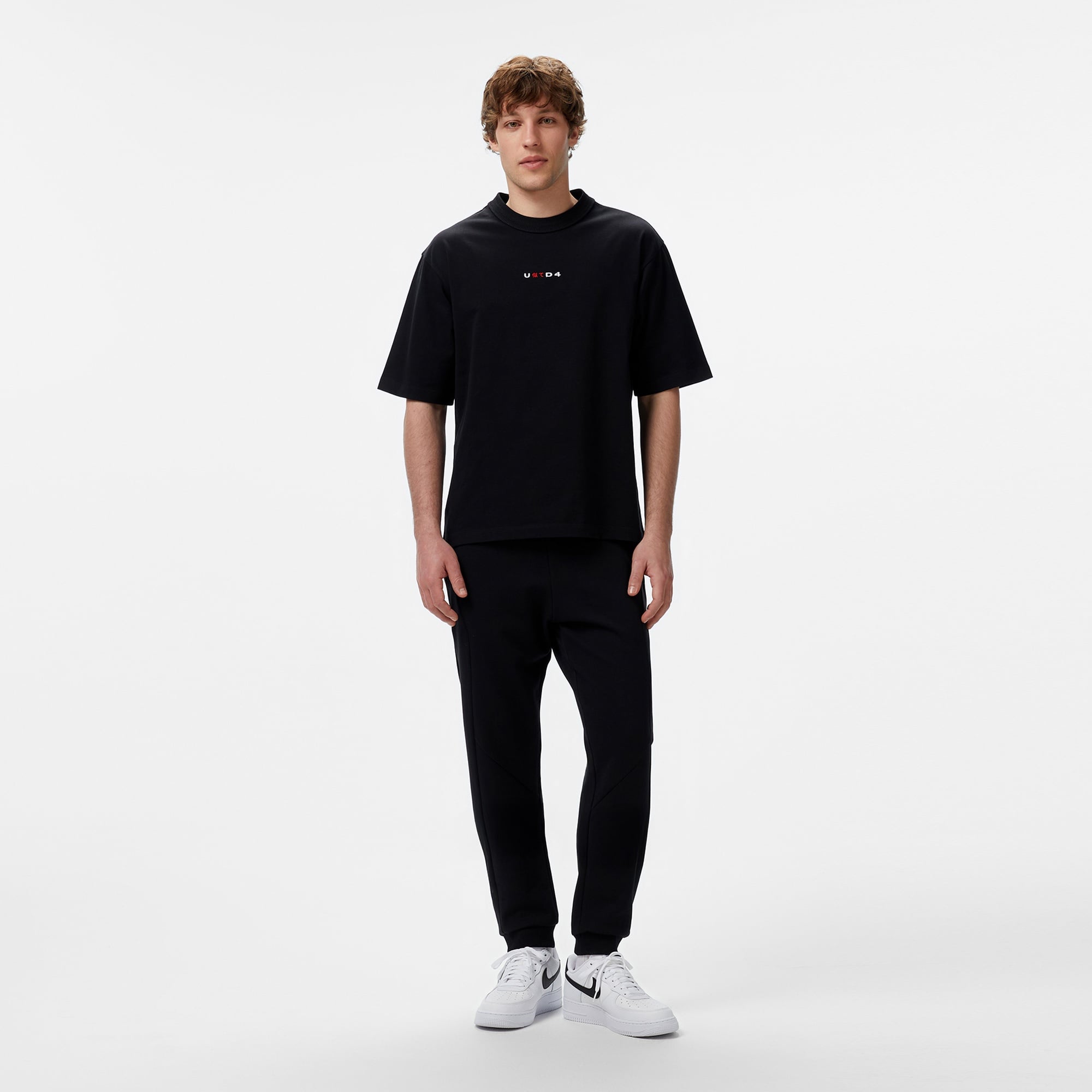 UNITED4 Miyawa Erkek Siyah T-Shirt