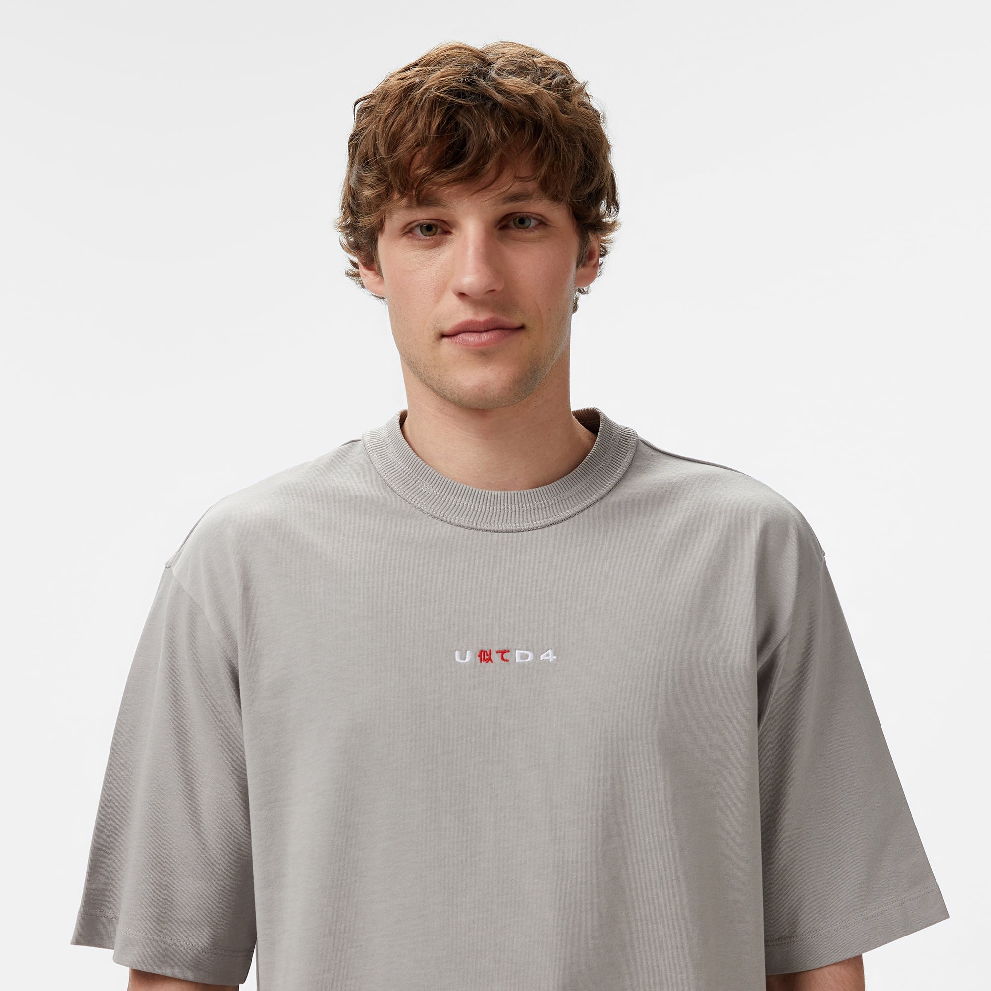 UNITED4 Miyawa Erkek Gri T-Shirt