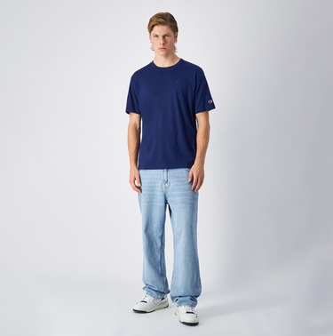  Champion SS Erkek Lacivert T-Shirt