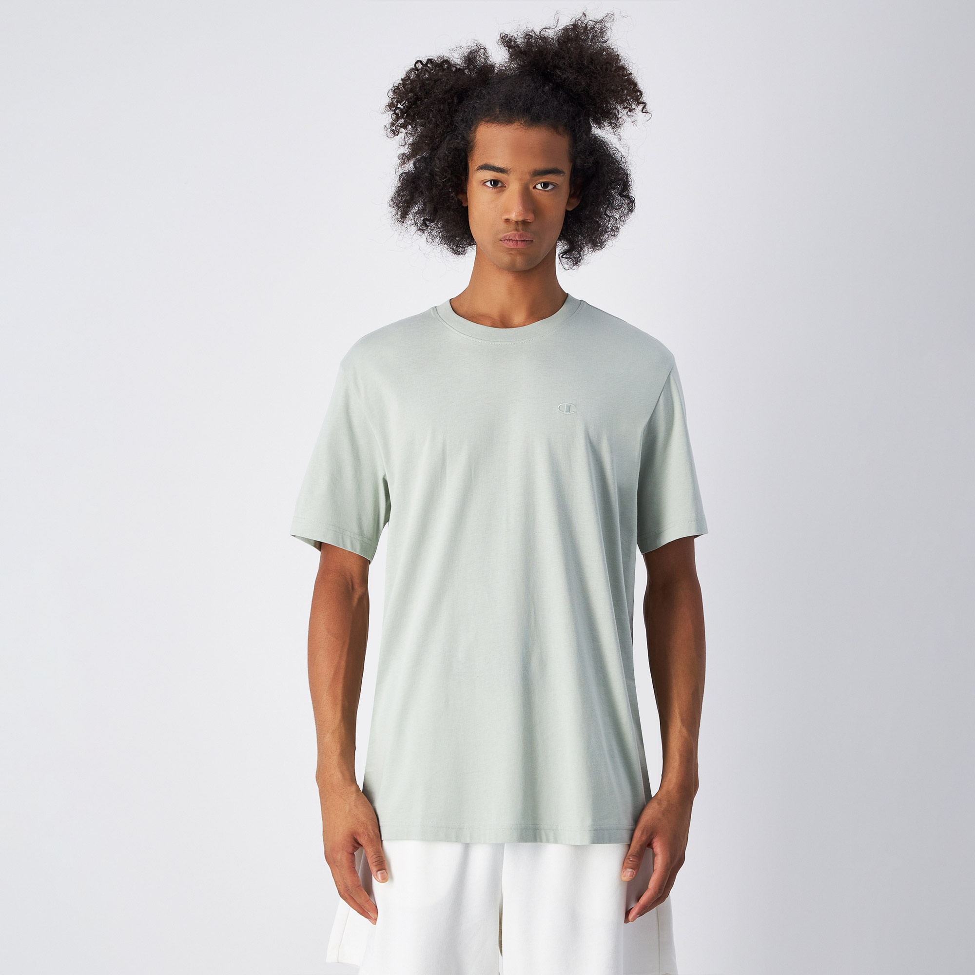 Champion SS Erkek Yeşil T-Shirt