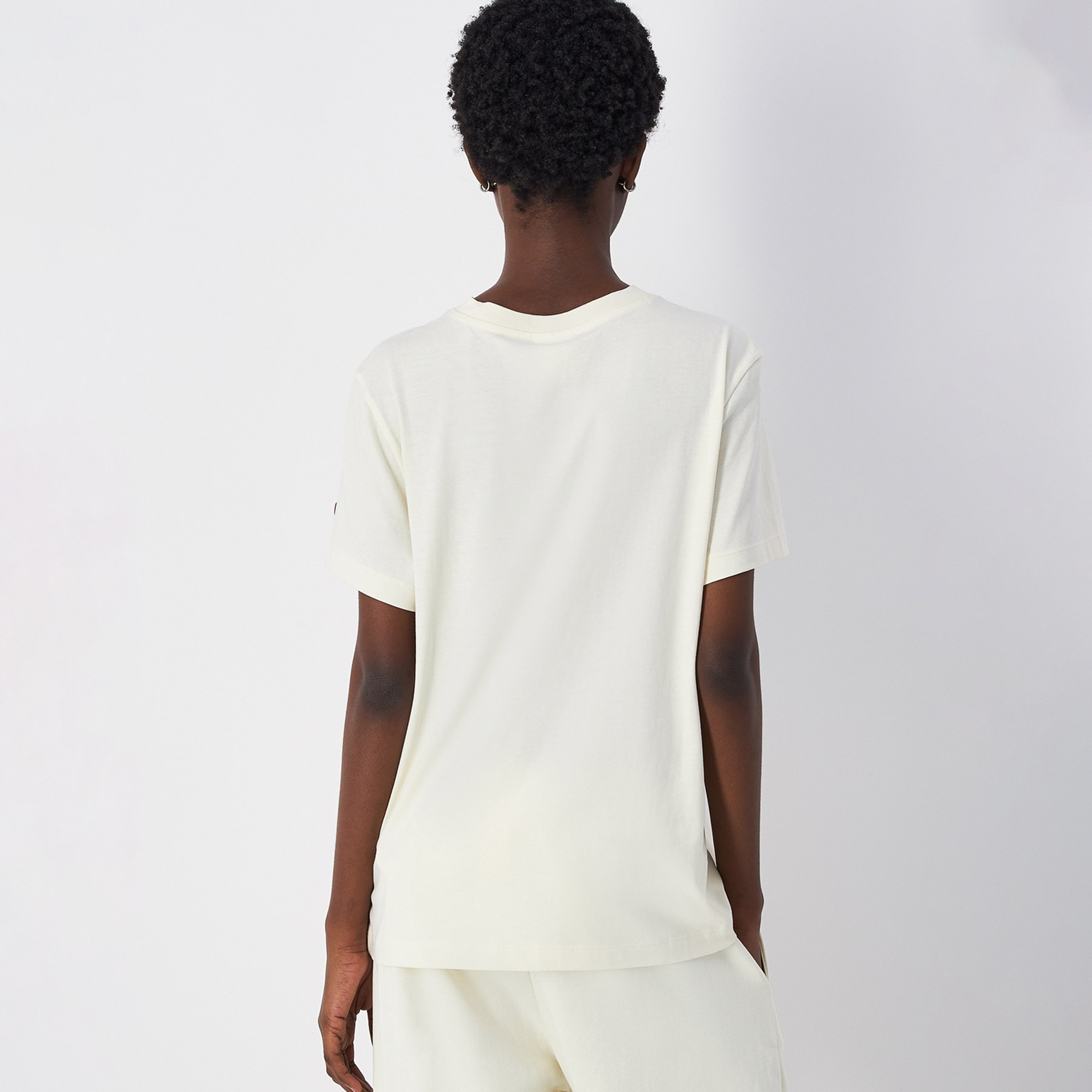 Champion Icons SS Kadın Bej T-Shirt