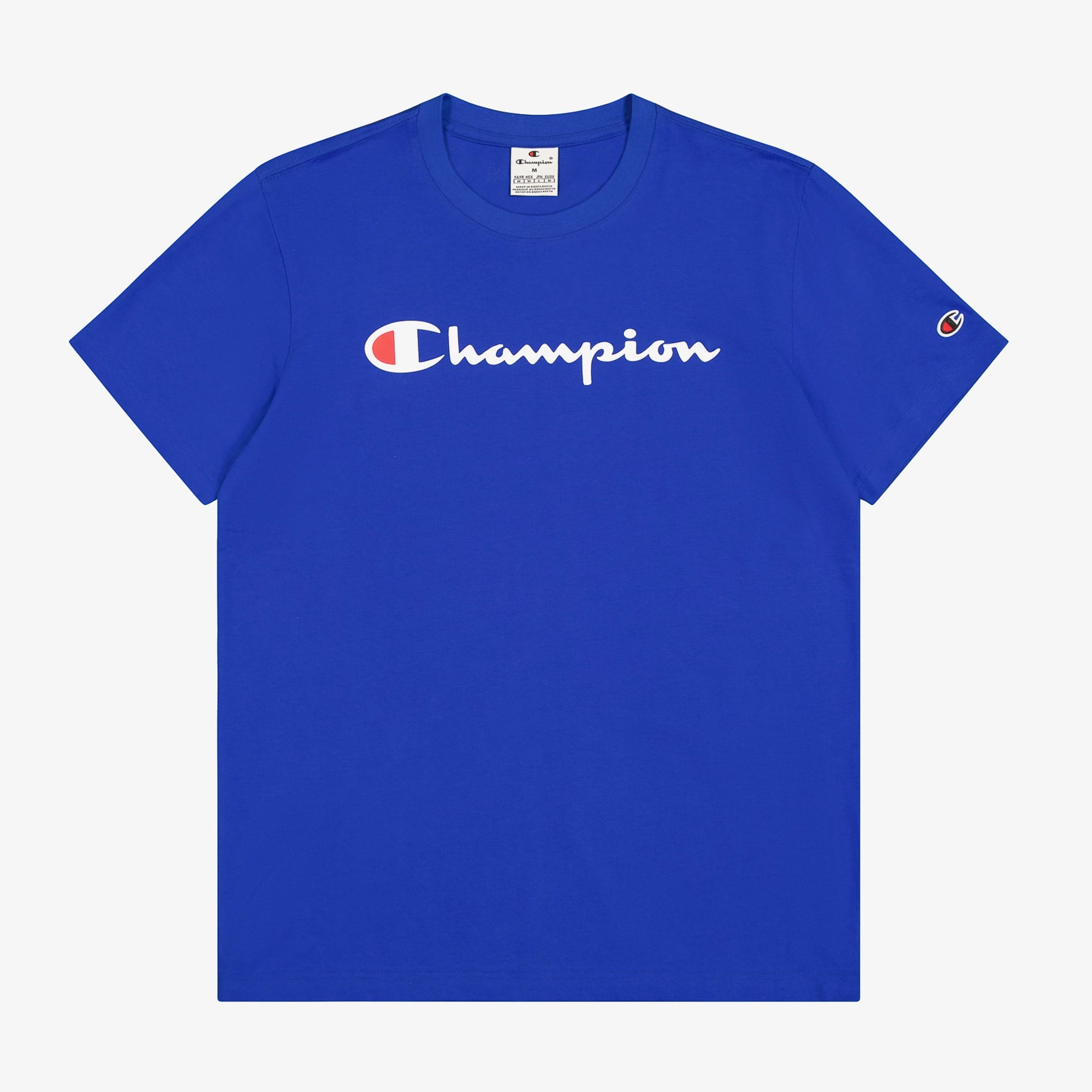 Champion Icons Big Logo SS Erkek Mavi T-Shirt