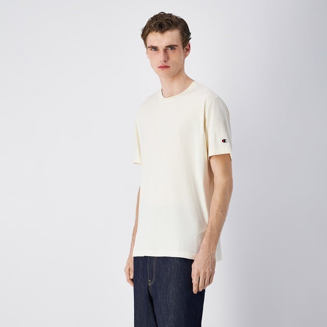  Champion SS Erkek Bej T-Shirt