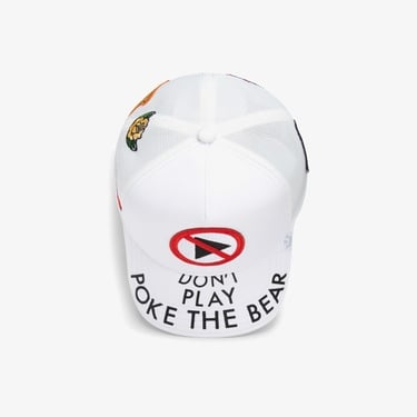  Goorin Bros Poke The Bear Unisex Beyaz Şapka