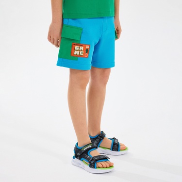  Skechers Lw Fleece Çocuk Mavi Şort