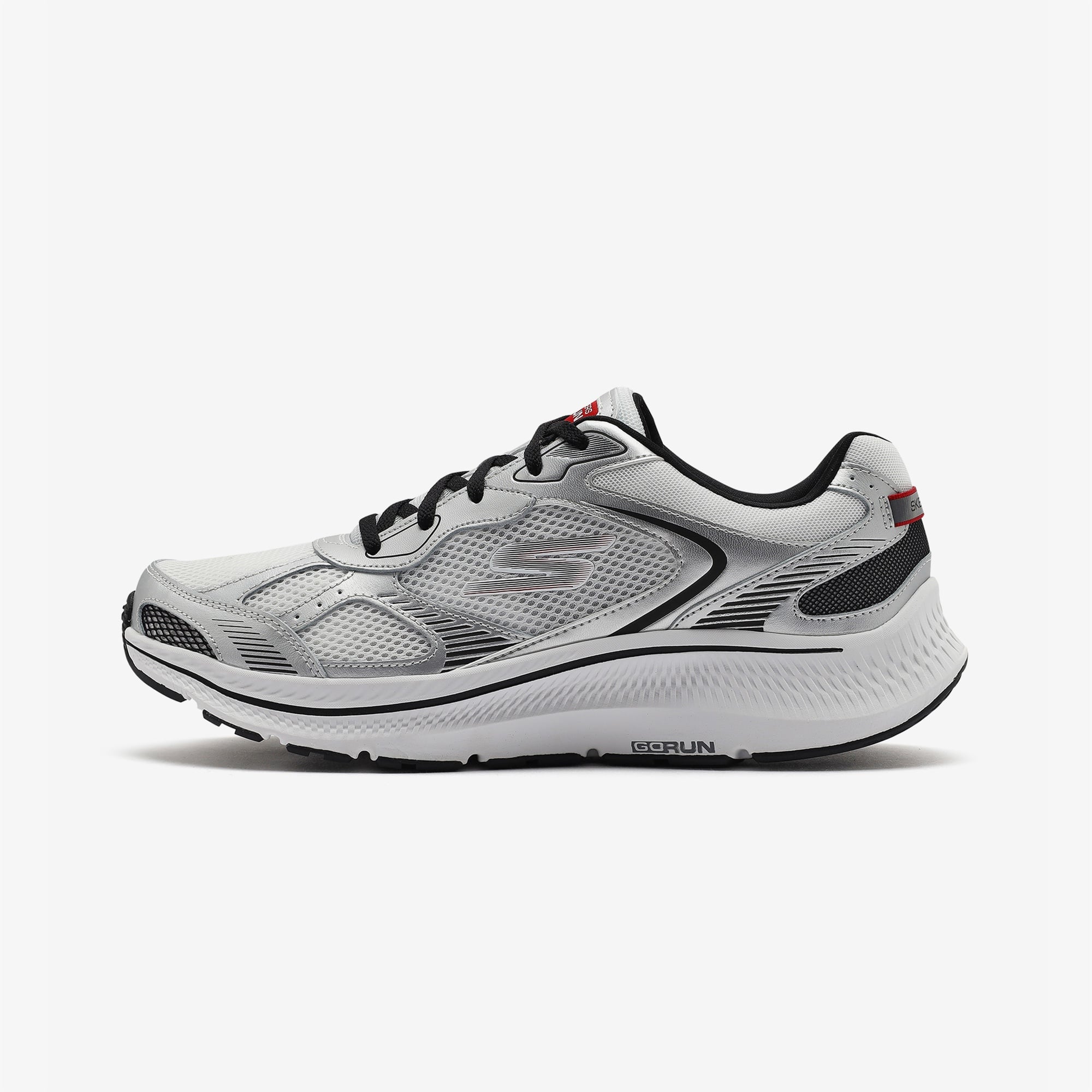 Skechers Go Run Consistent 2.0 Volt Erkek Gri Beyaz Koşu Ayakkabısı