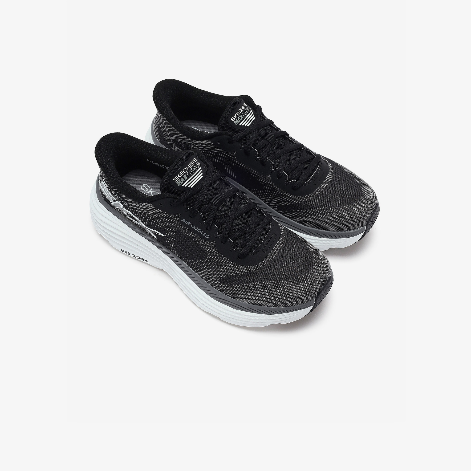 Skechers Max Cushioning Endeavour Exciton Erkek Siyah Koşu Ayakkabısı