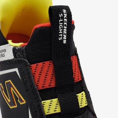  Skechers Hypno Flash 2.0 Brisk Brights Çocuk Siyah Işıklı Spor Ayakkabı