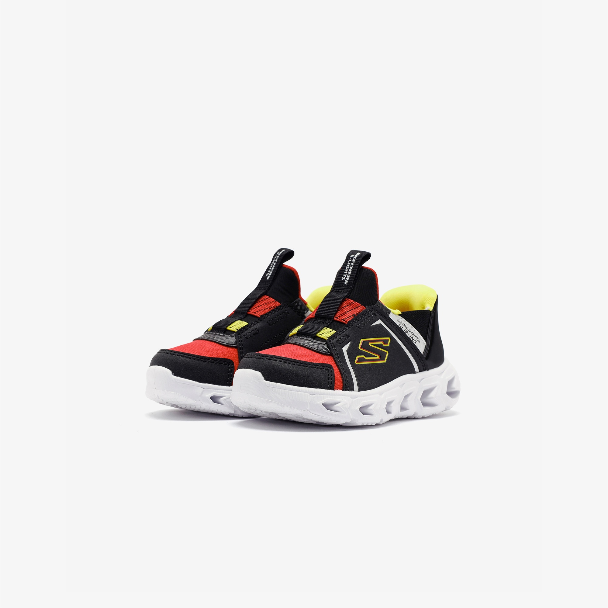 Skechers Hypno Flash 2.0 Brisk Brights Çocuk Siyah Işıklı Spor Ayakkabı