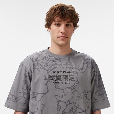  UNITED4 Erkek Gri T-Shirt