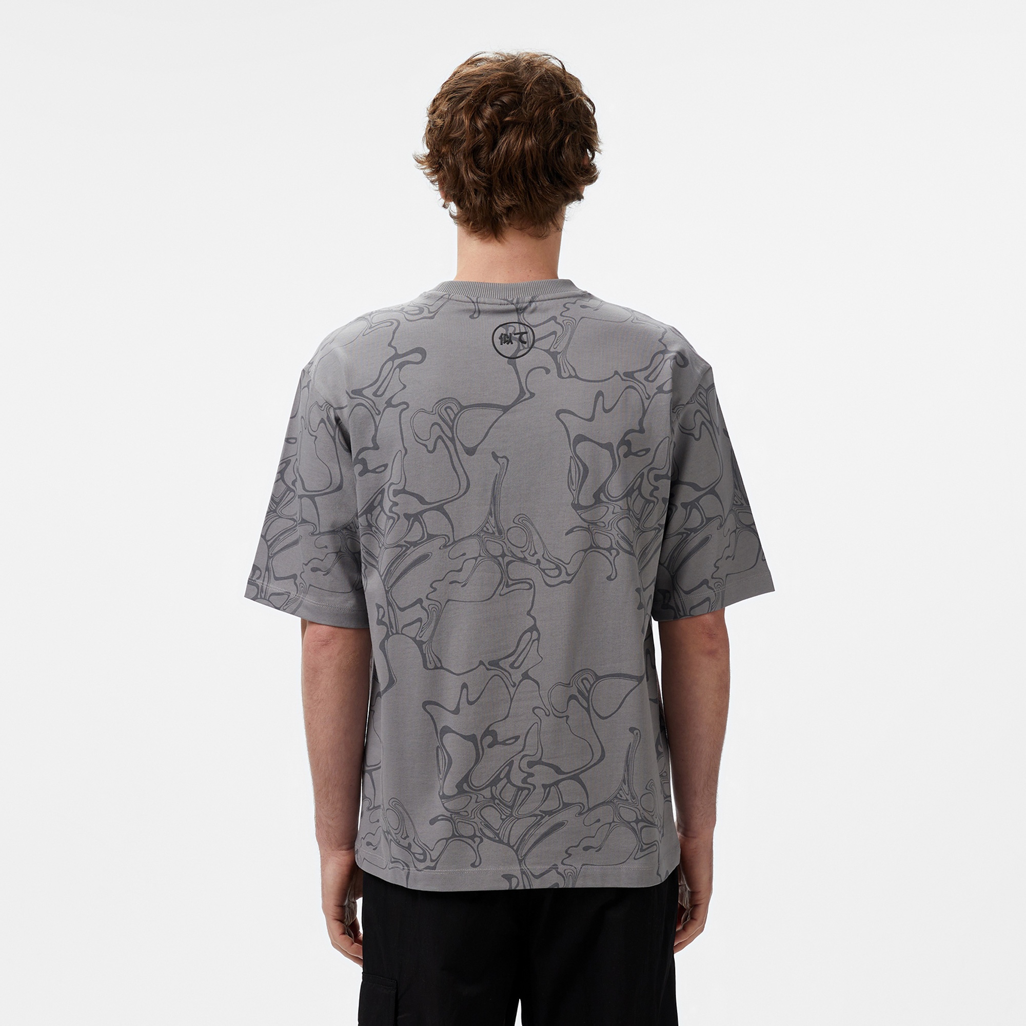 UNITED4 Erkek Gri T-Shirt