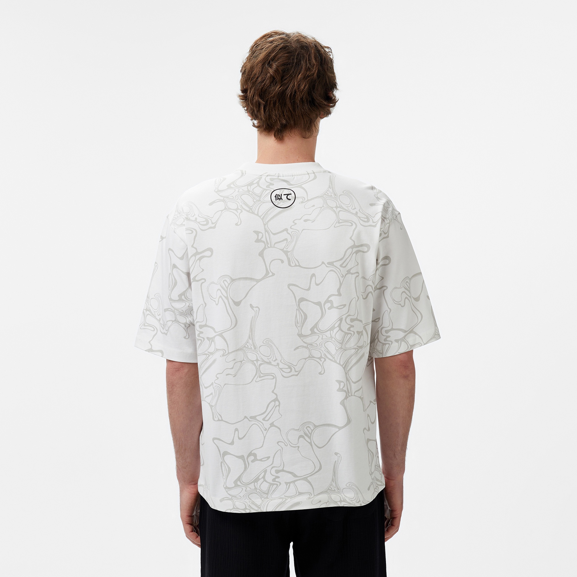 UNITED4 Erkek Beyaz T-Shirt