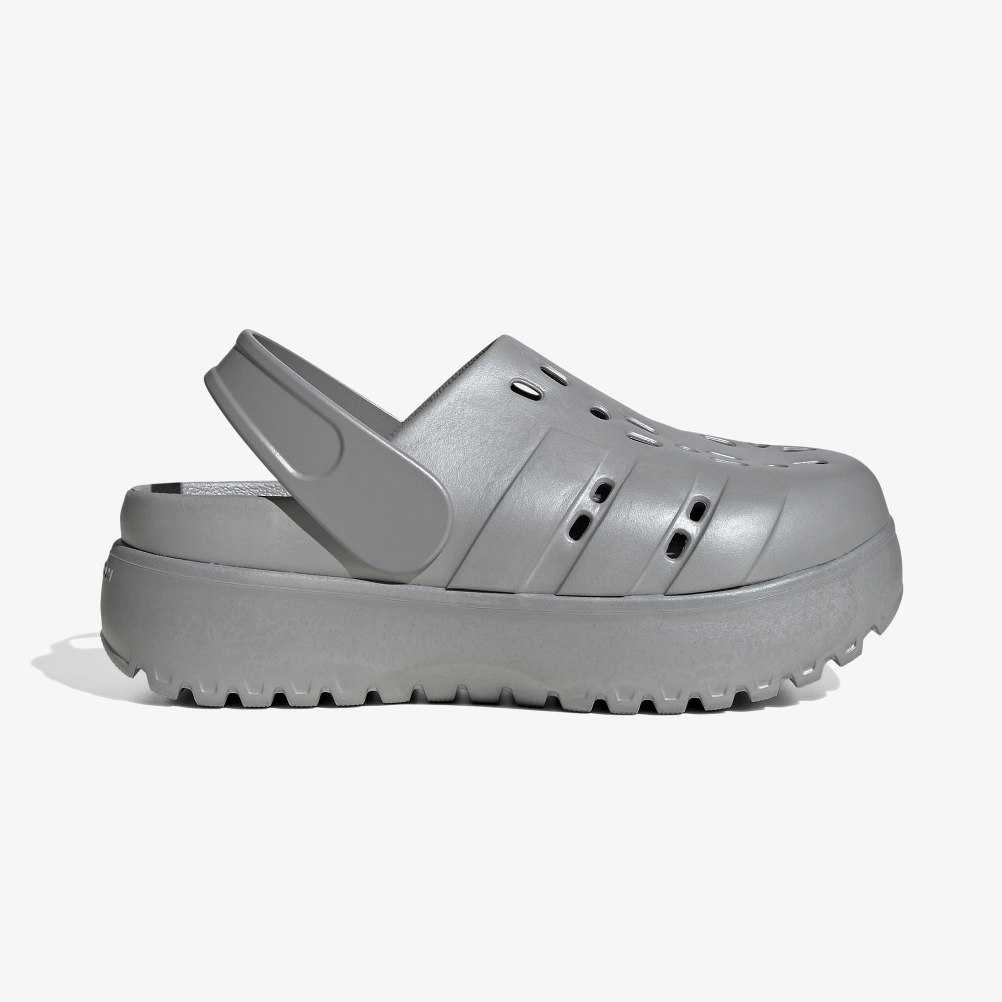  adidas AdıletteClogPlatform Gri Unisex Sandalet