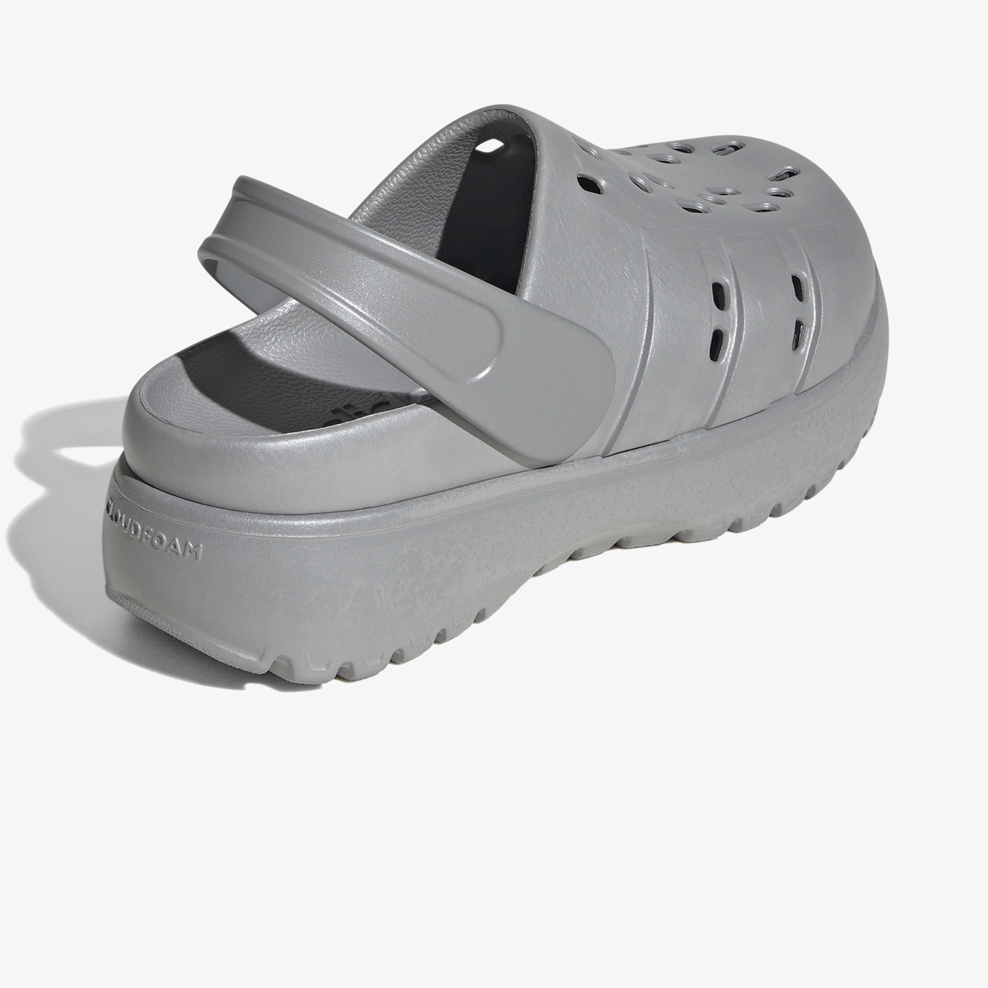 adidas AdıletteClogPlatform Gri Unisex Sandalet