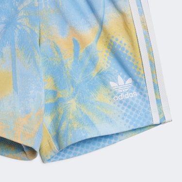  adidas Originals Çocuk Mavi Şort Takım