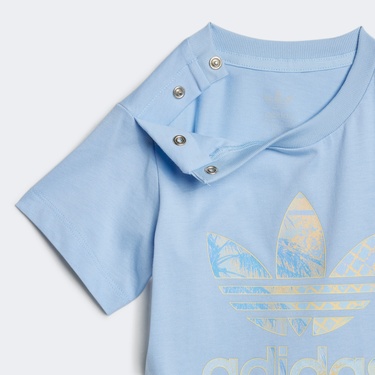  adidas Originals Çocuk Mavi Şort Takım