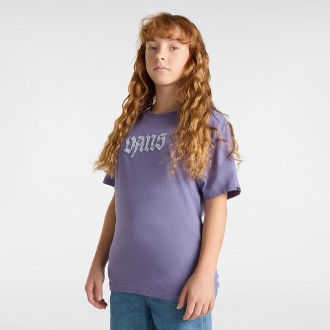  Vans Daisy Break Ss Çocuk Mor T-Shirt