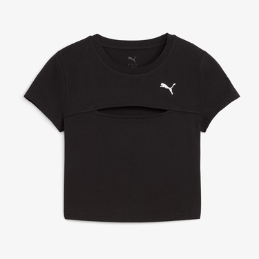 Puma Wardrobe Ess Baby Kadın Siyah T-Shirt