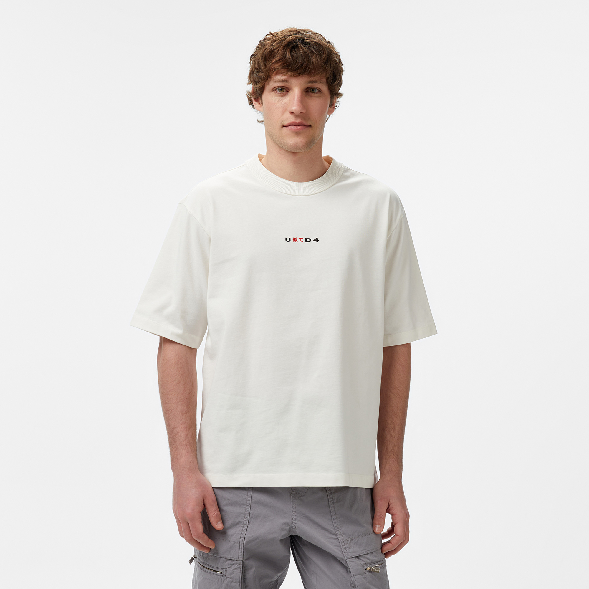  UNITED4 Comfort Erkek Bej T-Shirt