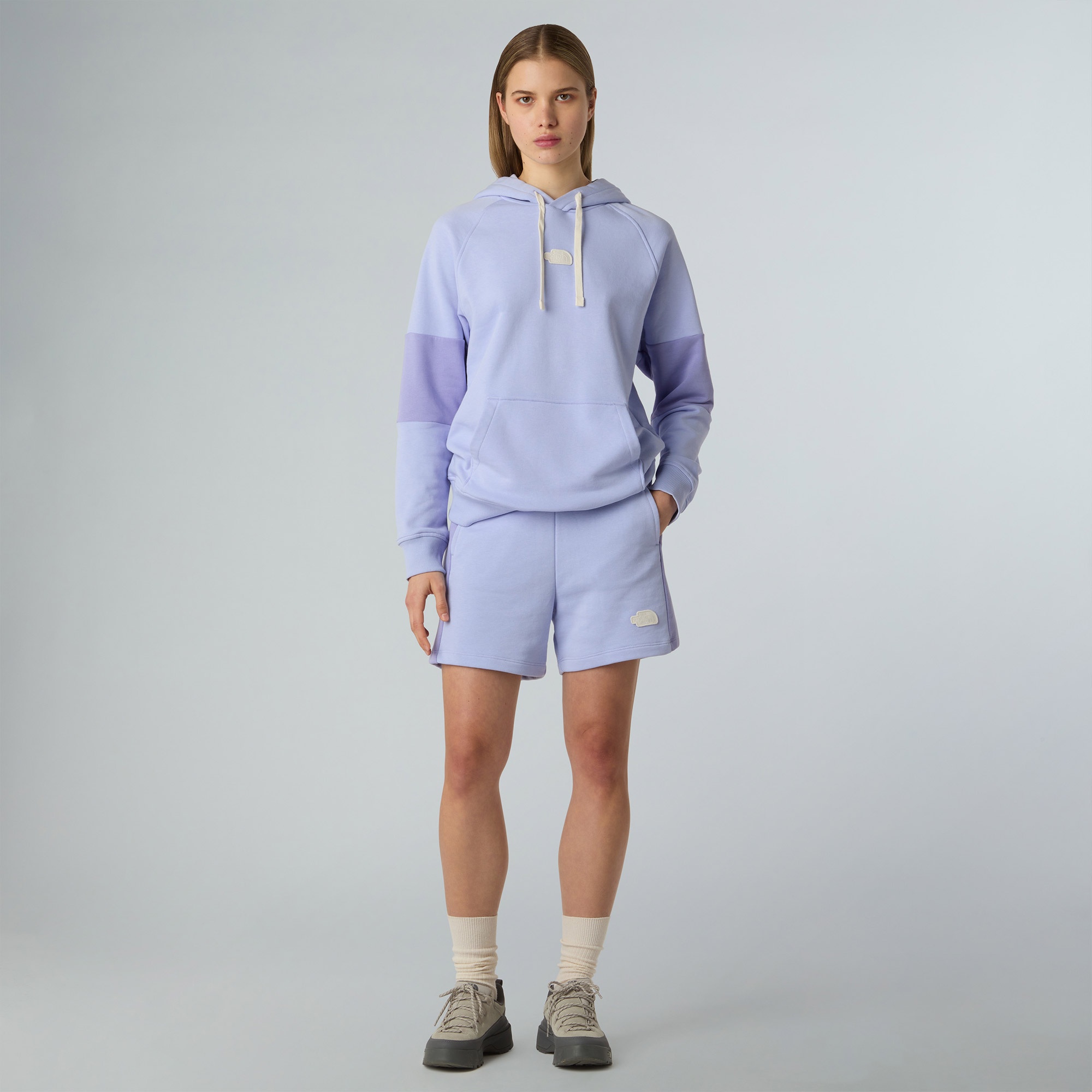 The North Face Terry Relaxed Kadın Mavi Outdoor Sweatshirt