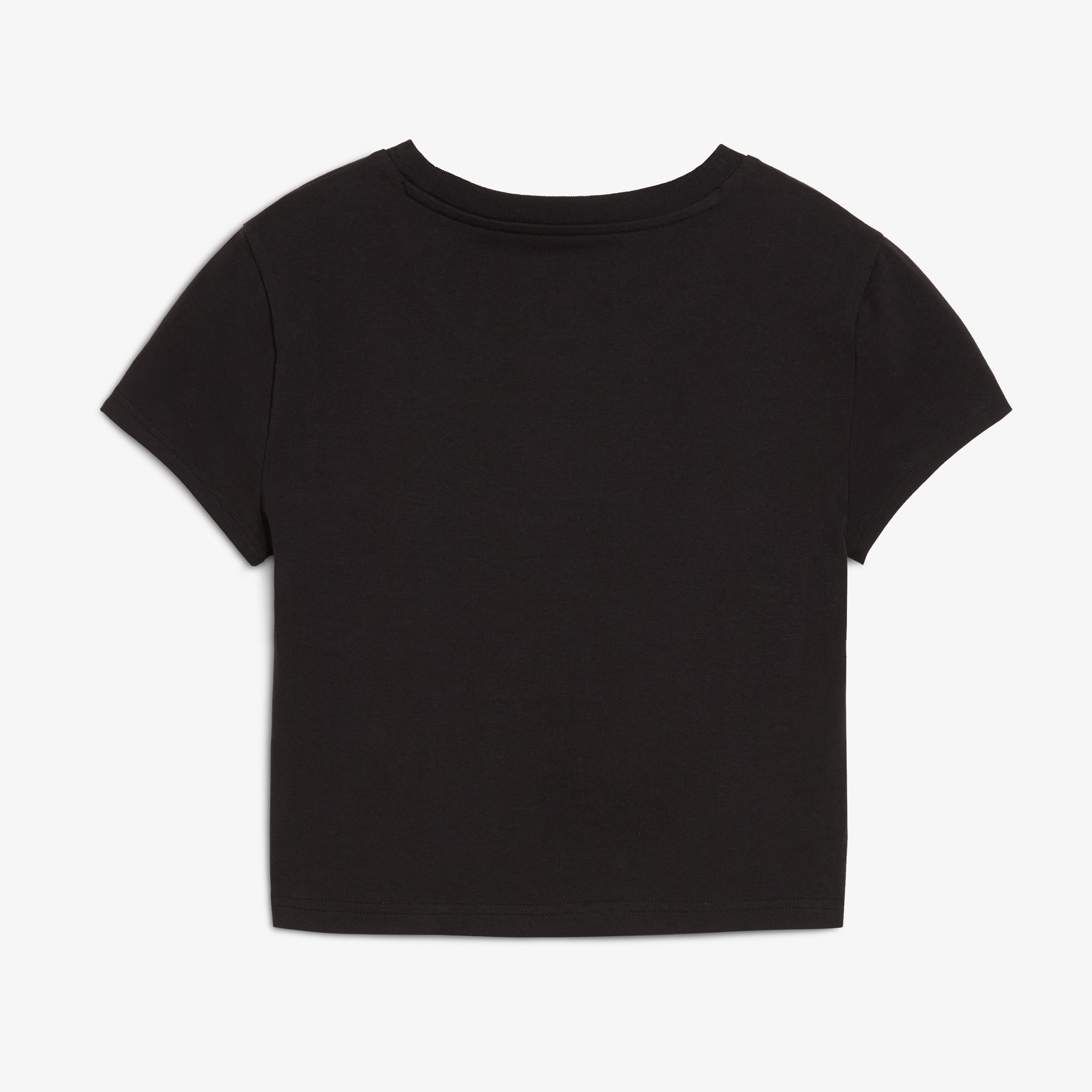 Puma Wardrobe Ess Baby Kadın Siyah T-Shirt