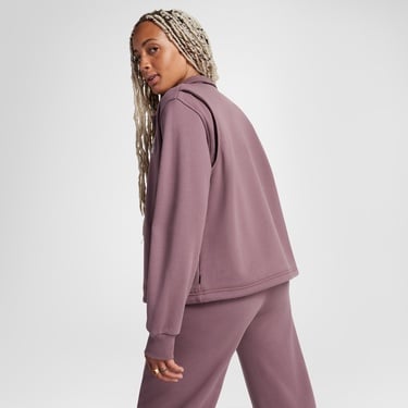  Converse Andover French Terry Kadın Bordo Ceket