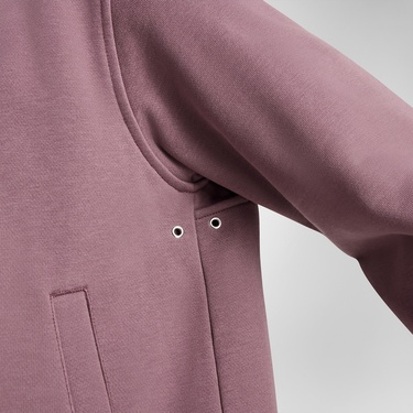  Converse Andover French Terry Kadın Bordo Ceket