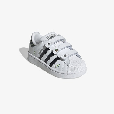  adidas Originals Superstar II X Minecraft Beyaz Çocuk Spor Ayakkabı