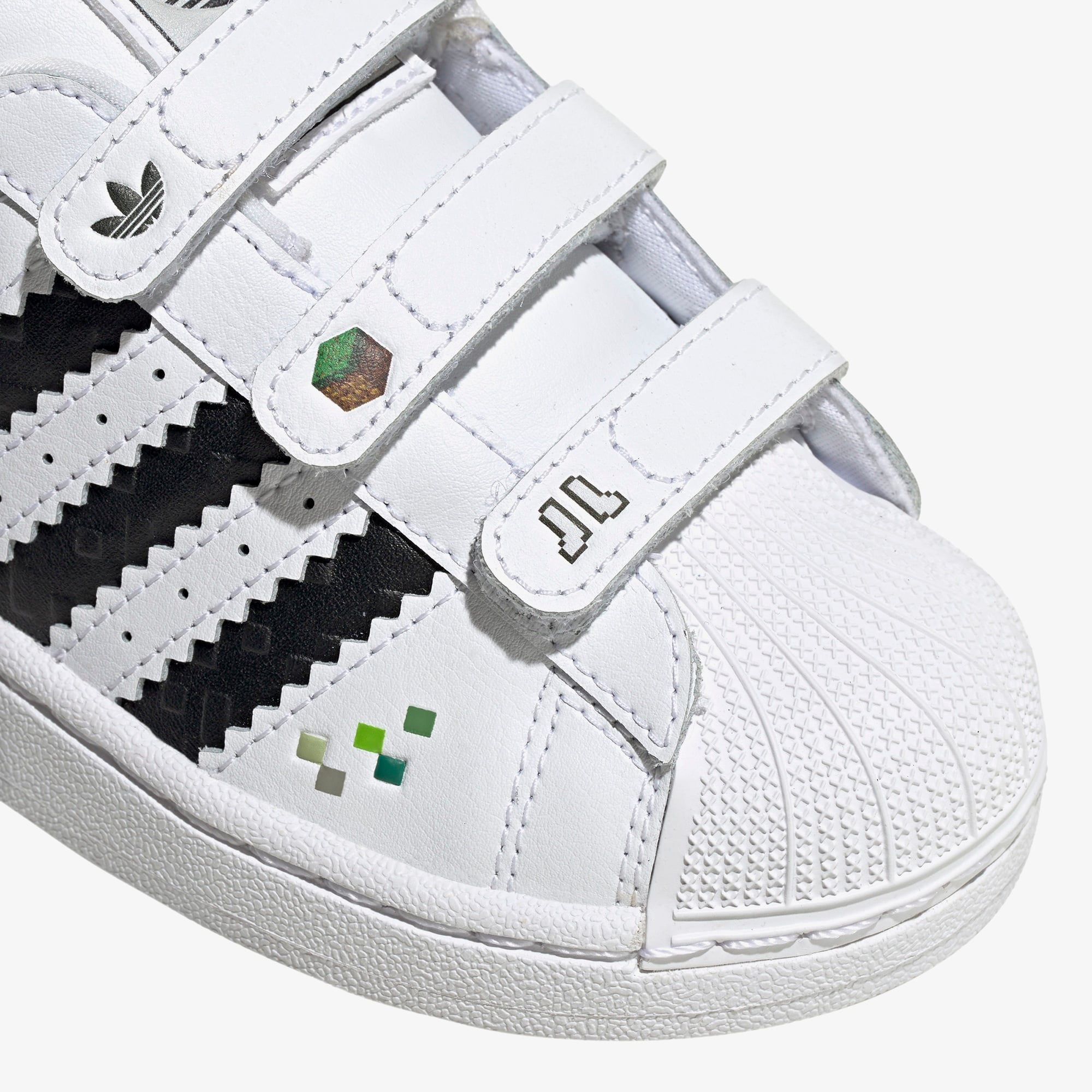 adidas Originals Superstar II X Minecraft Beyaz Çocuk Spor Ayakkabı