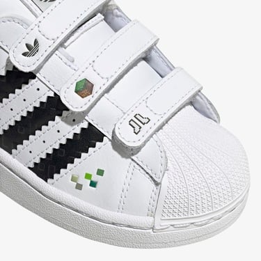  adidas Originals Superstar II X Minecraft Beyaz Çocuk Spor Ayakkabı