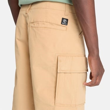  Timberland Brookline Poplin Cargo Erkek Krem Şort