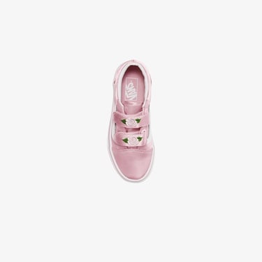  Vans Old Skool V Çocuk Pembe Saten Sneaker