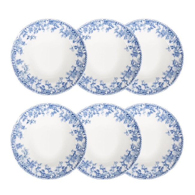  BLUE DREAM ÇUKUR TABAK SETİ 6LI-23 CM