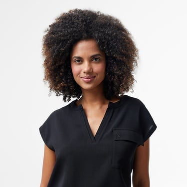  Nautica Kadın Siyah Relaxed Fit Gömlek